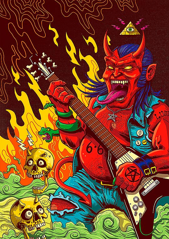 Ilustración, mundos extraños y colorido de Pedro Correa