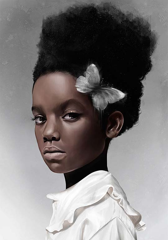 Ilustración y retratos emotivos de Krisztian Tejfel