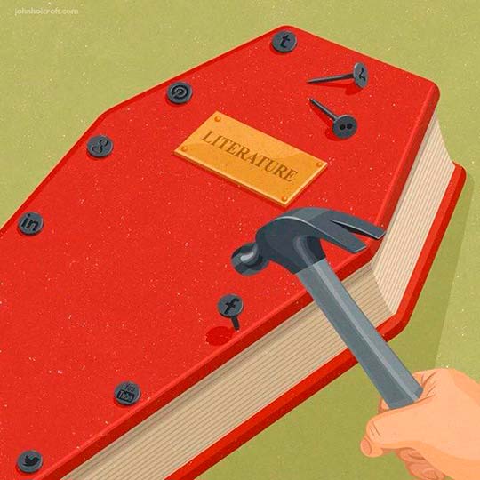 Ilustración, concepto y sátira de John Holcroft