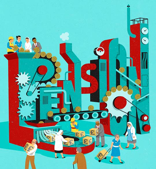 Ilustración, concepto y sátira de John Holcroft